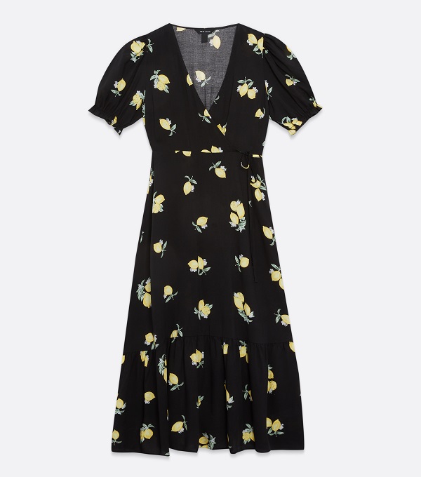 A lemon print dress from New Look.