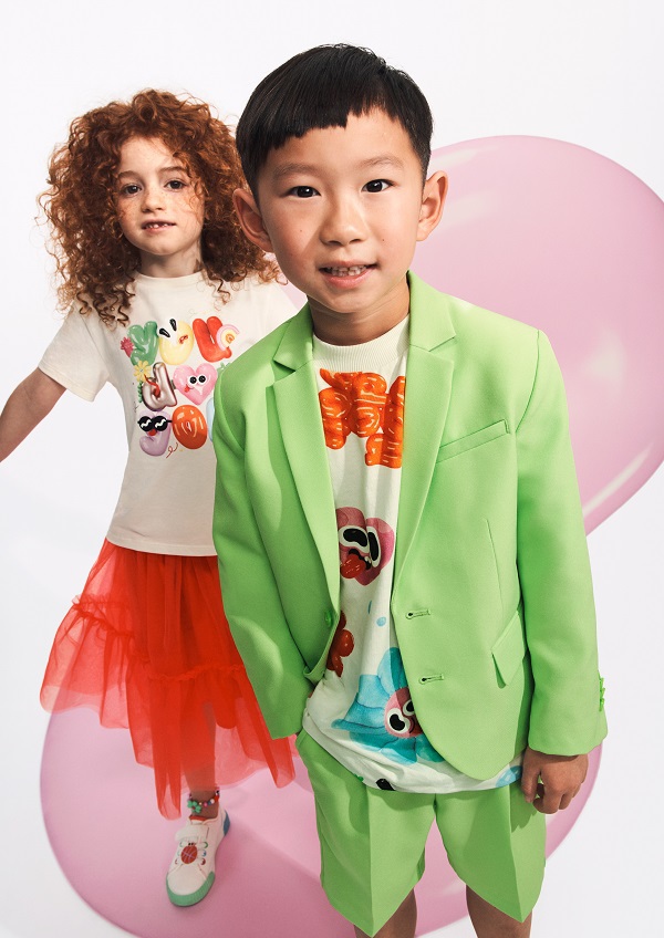 Boy and girl model wearing H&M clothes